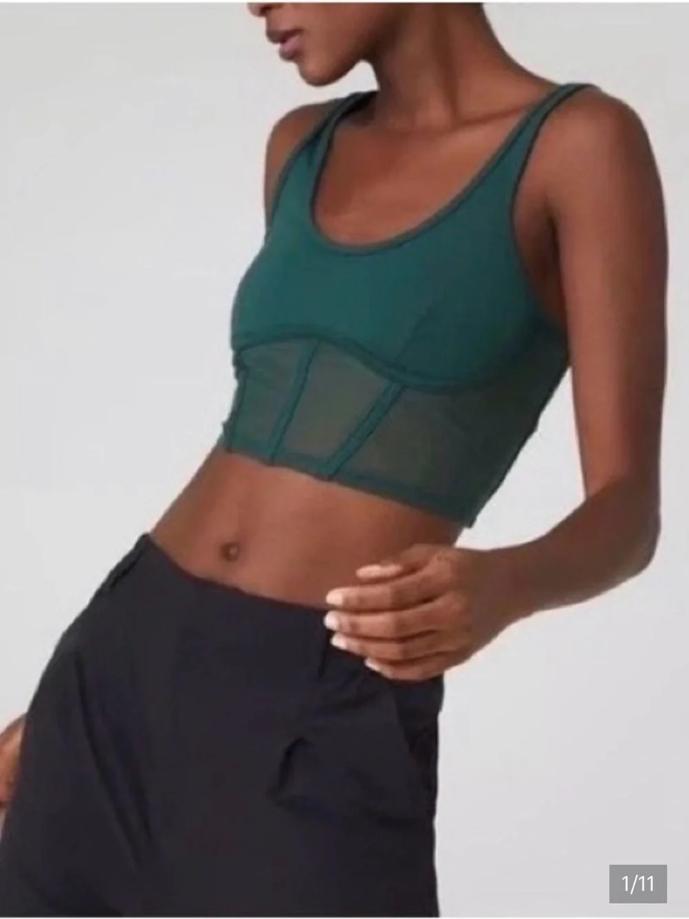 Alo yoga airbrush mesh top